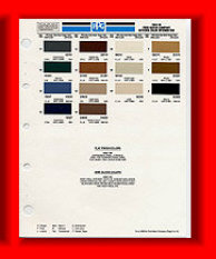 FORD PAINT CHIPS 1983