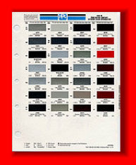 FORD PAINT CHIPS 1982-1983