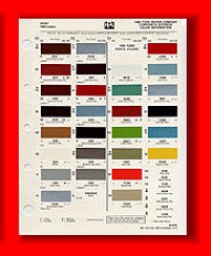 FORD PAINT CHIPS 1978-1983